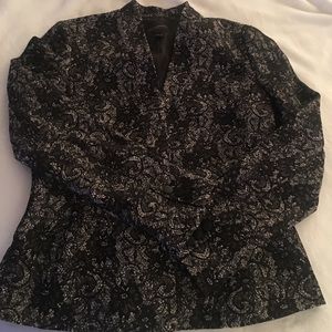 Banana Republic Black Lace Overlay Blazer (NWOT)